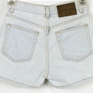 Calvin Klein Light Wash High Rise Jean Shorts